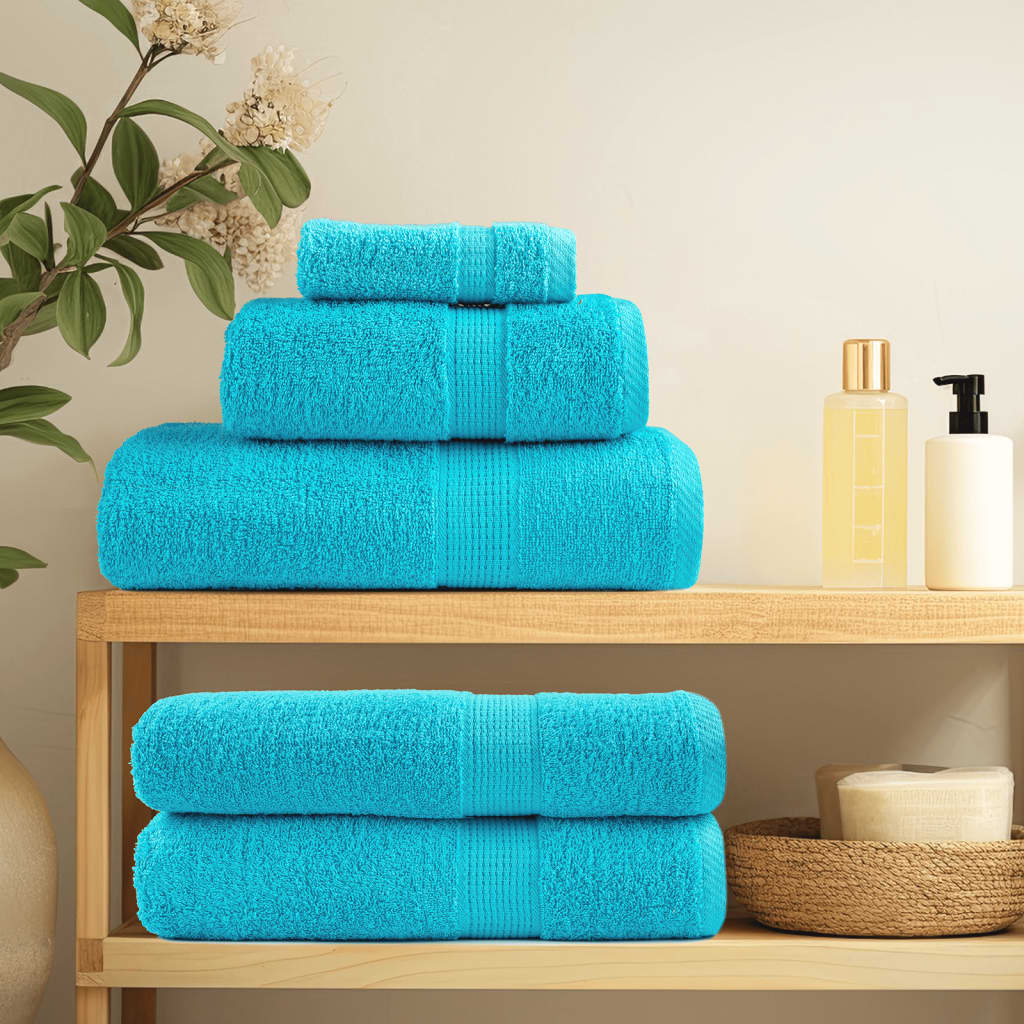 SOLUND Premium Quality Towels 2 pcs Turquoise