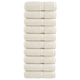 SOLUND Premium Face Towels 10 pcs Cream