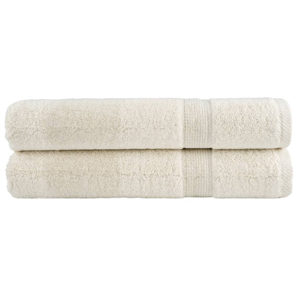 Serviettes de sauna de qualité supérieure SOLUND 2 pcs crème