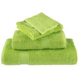 Serviettes de visage de qualité sup. SOLUND 4 pcs vert pomme