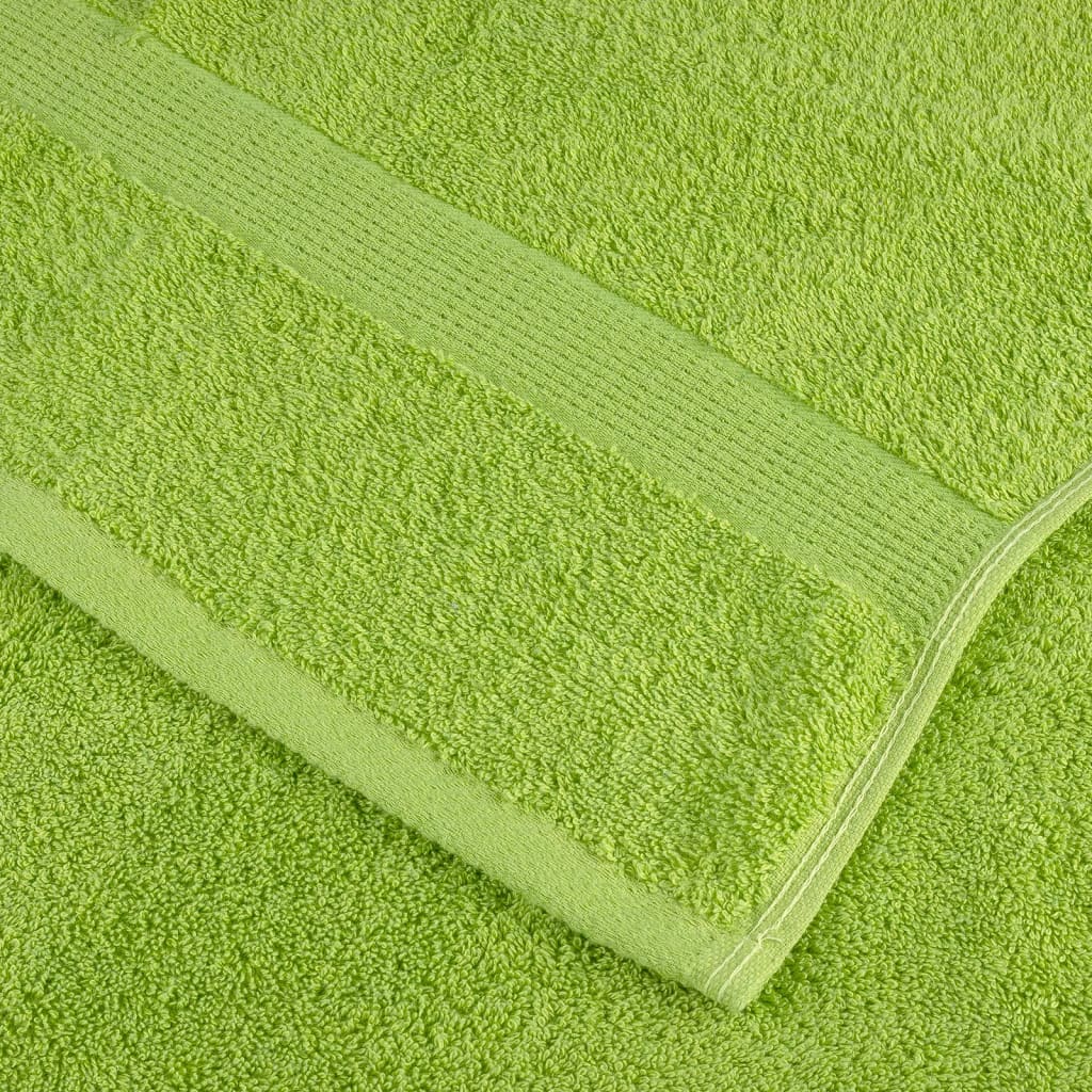 Serviettes de visage de qualité sup. SOLUND 4 pcs vert pomme