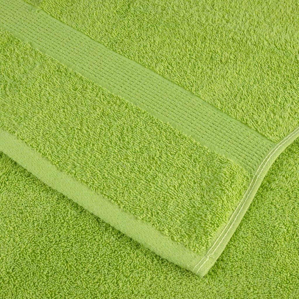 Serviettes de visage de qualité sup. SOLUND 10 pcs vert pomme