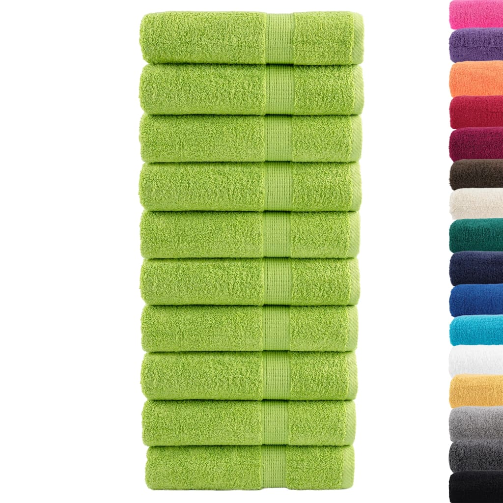 Serviettes de douche de qualité supérieure SOLUND 10 pcs