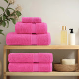 Serviettes de douche de qualité supérieure SOLUND 4 pcs rose