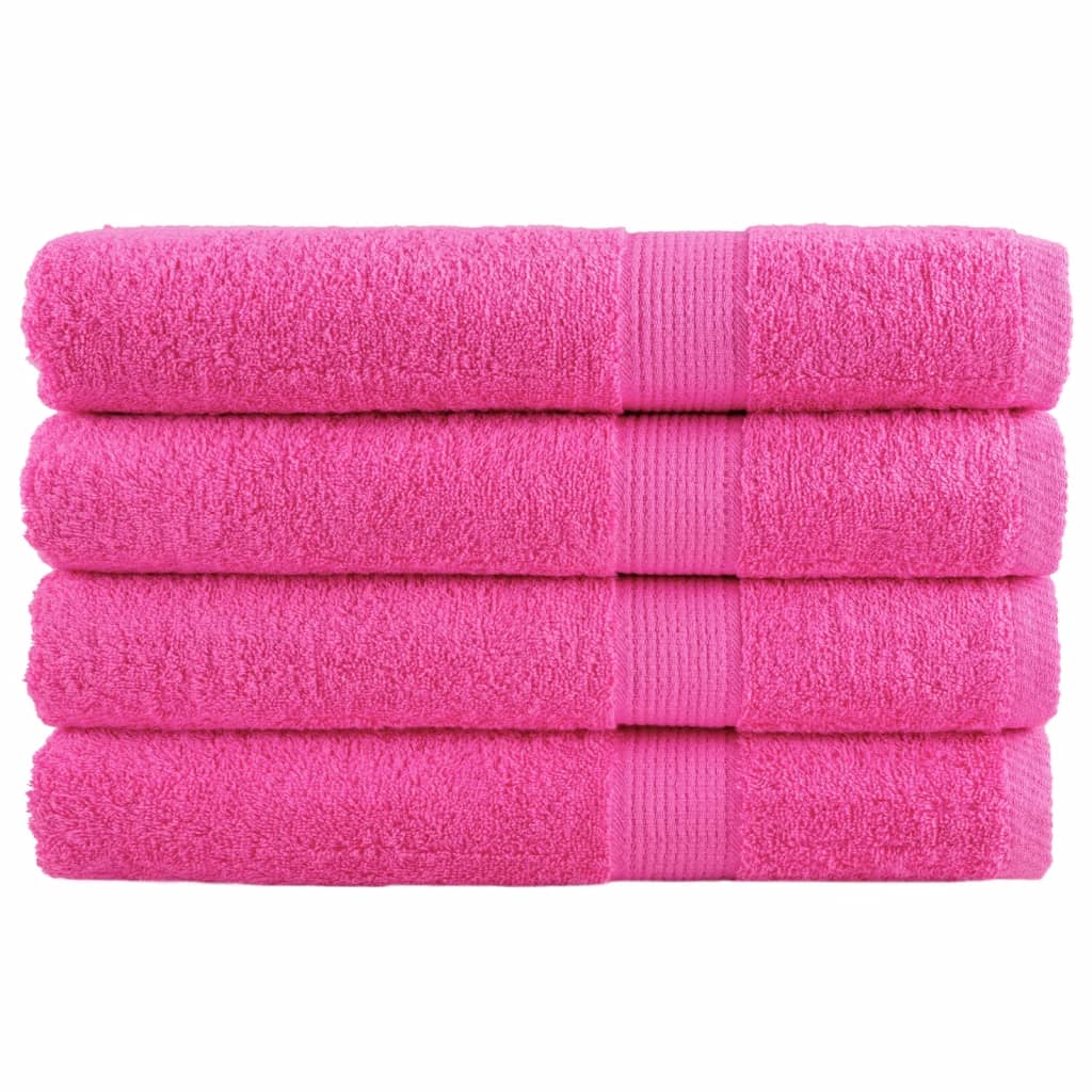 Serviettes de sauna de qualité supérieure SOLUND 4 pcs rose