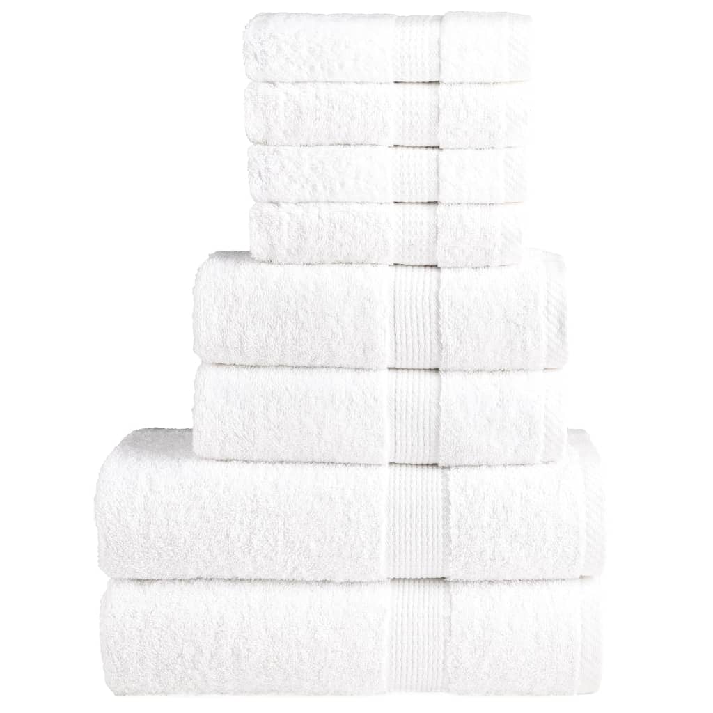 Ensemble de serviettes de qualité supérieure SOLUND 8 pcs blanc