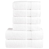 Ensemble de serviettes de qualité supérieure SOLUND 6 pcs blanc