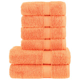 Ensemble de serviettes de qualité supérieure SOLUND 6pcs orange