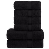 Ensemble de serviettes de qualité supérieure SOLUND 6 pcs noir