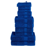 SOLUND 12 pcs Premium Towel Set Blue