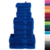 SOLUND 12 pcs Premium Towel Set Blue