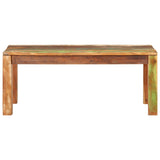 Table basse 100x55x40 cm bois de récupération massif