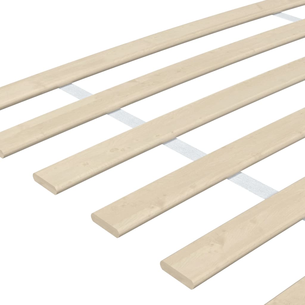 Slatted bed bases with 34 slats 2 pcs 90x200 cm