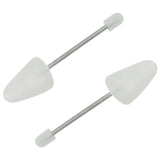 Shoe trees 5 pairs white EU 35-38 plastic