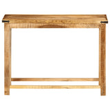 Table console 100x30x75 cm bois de manguier solide