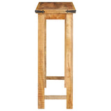 Table console 100x30x75 cm bois de manguier solide