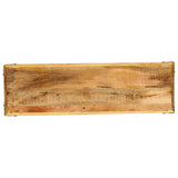 Table console 100x30x75 cm bois de manguier solide