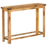 Table console 100x30x75 cm bois de manguier solide