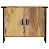 Buffet 88x30x69 cm bois massif de manguier