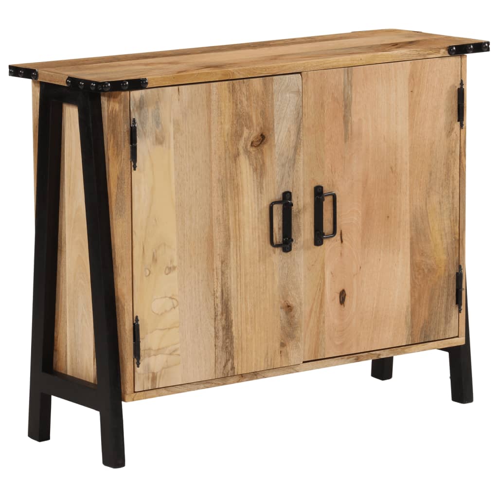 Buffet 88x30x69 cm bois massif de manguier