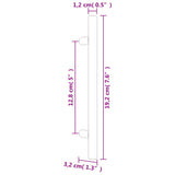 Poignées d'armoire 20 pcs doré 128 mm acier inoxydable