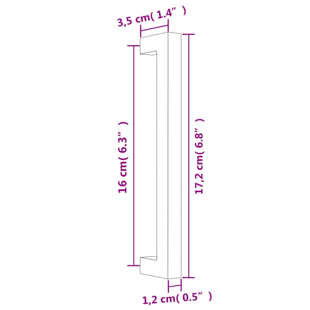 Poignées d'armoire 20 pcs doré 160 mm acier inoxydable