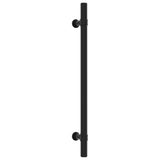 Cabinet Handles 10 pcs Black 192mm Stainless Steel