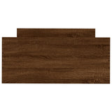 Cadre de lit sans matelas chêne marron 100x200 cm