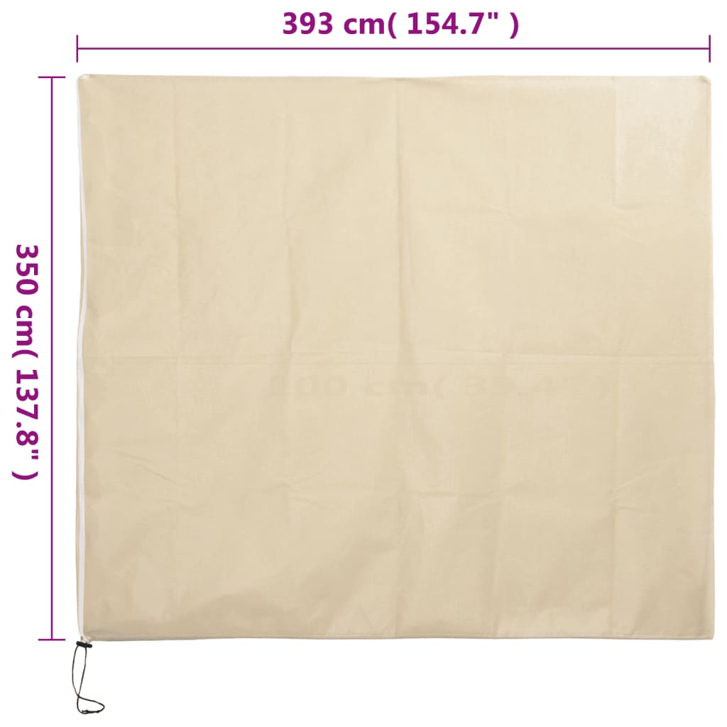 Housse de protection pour plantes avec fermeture éclair 70 g/m²