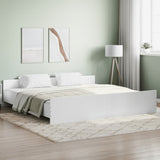 Bed frame without mattress white 200x200 cm