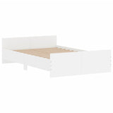 Cadre de lit sans matelas blanc 120x200 cm