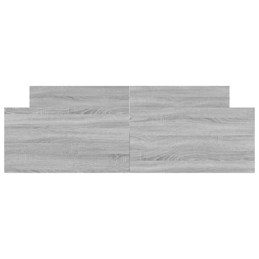 Cadre de lit sans matelas sonoma gris 150x200 cm