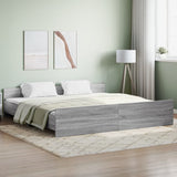 Cadre de lit sans matelas sonoma gris 180x200 cm