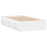 Bed frame without mattress white 90x200 cm