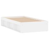 Cadre de lit sans matelas blanc 90x190 cm