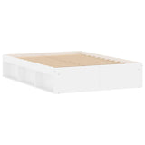 Cadre de lit sans matelas blanc 135x190 cm