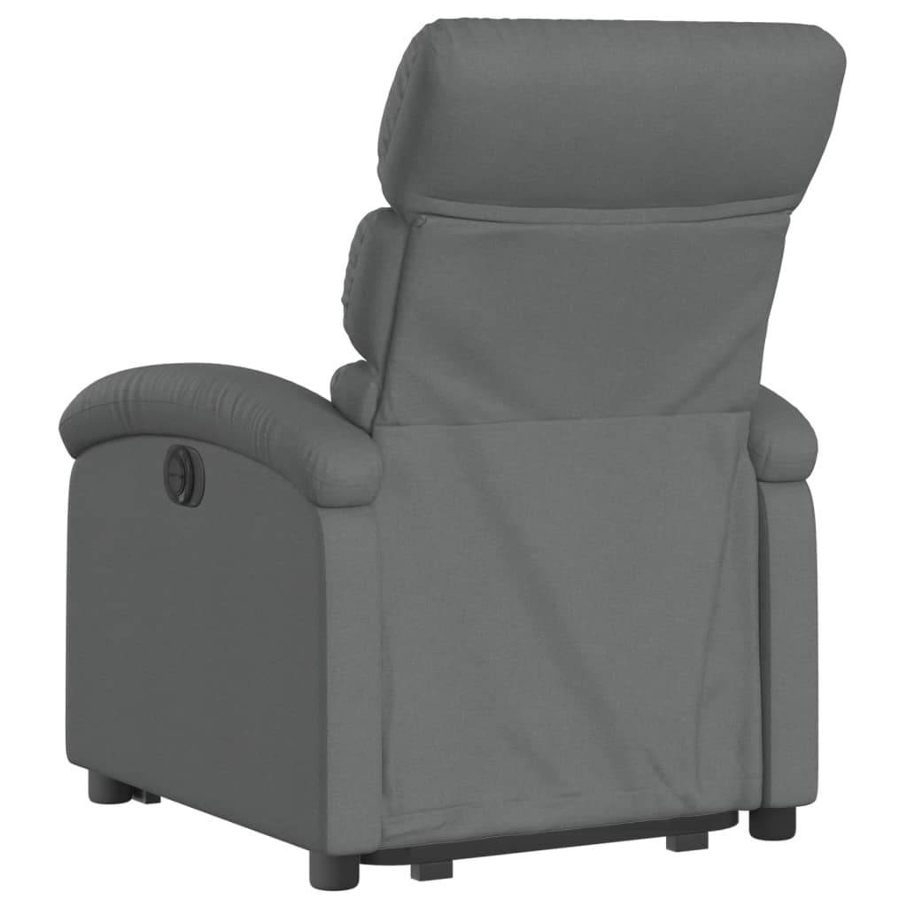 Fauteuil inclinable Gris foncé Tissu