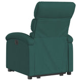 Fauteuil inclinable vert foncé tissu