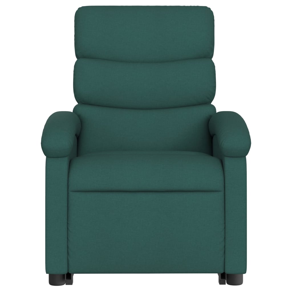 Fauteuil inclinable vert foncé tissu