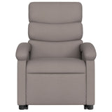 Fauteuil inclinable taupe tissu