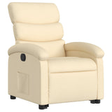 Fauteuil inclinable Crème Tissu