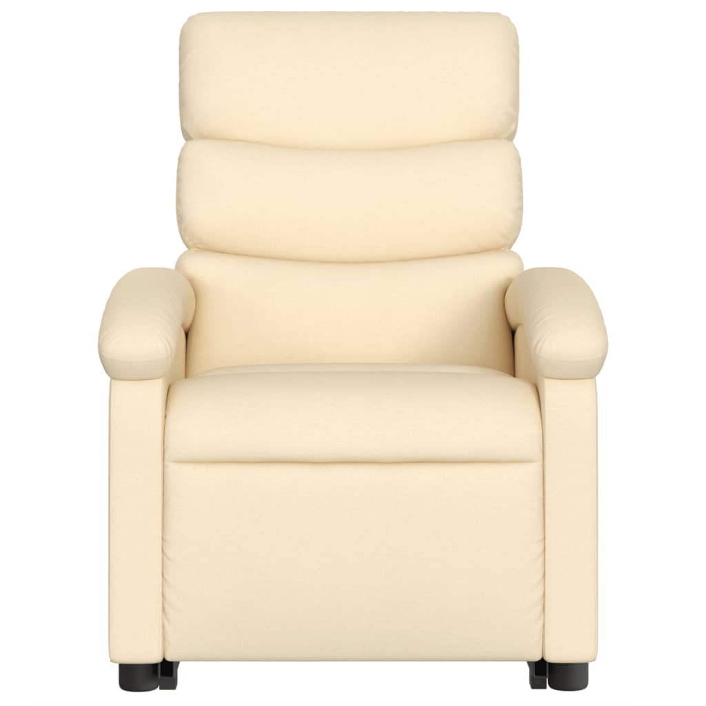 Fauteuil inclinable Crème Tissu