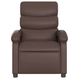 Fauteuil inclinable électrique Marron Similicuir