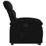 Fauteuil inclinable Noir Similicuir