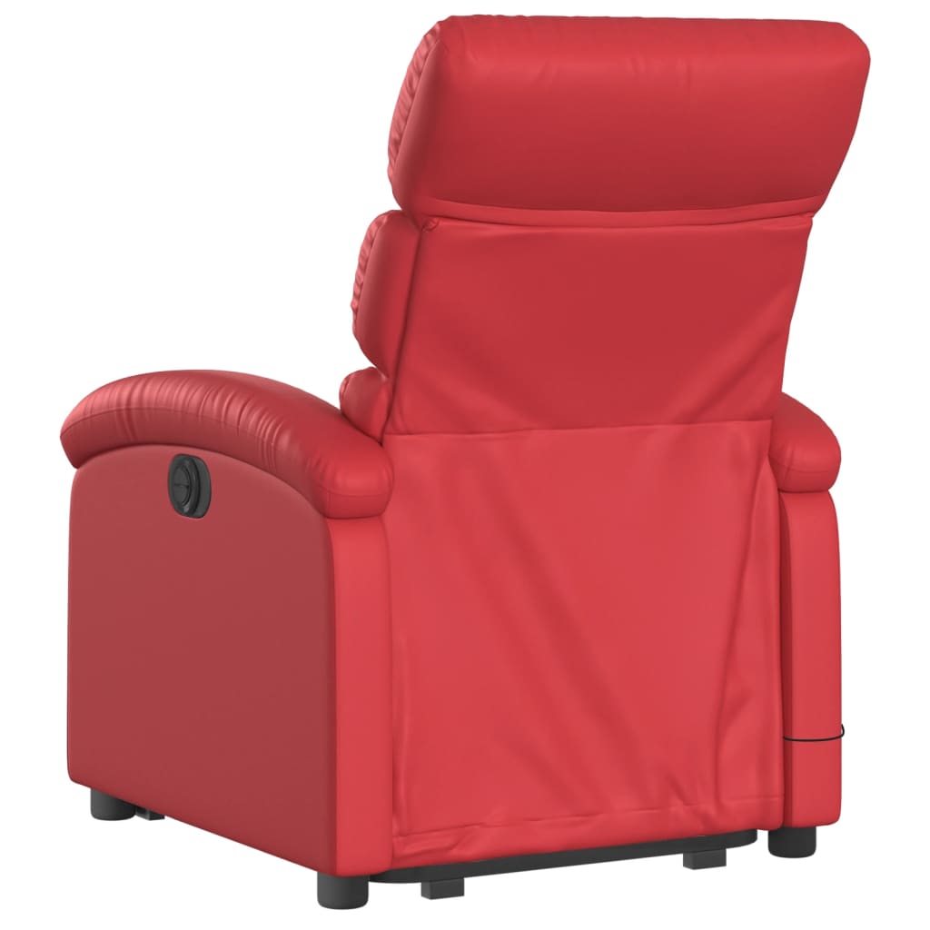 Fauteuil inclinable Rouge Similicuir