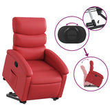 Fauteuil inclinable Rouge Similicuir