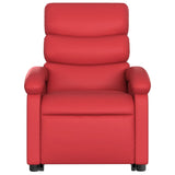 Fauteuil inclinable Rouge Similicuir