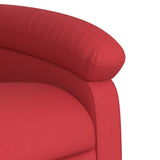 Fauteuil inclinable Rouge Similicuir