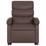 Fauteuil inclinable de massage Marron Similicuir