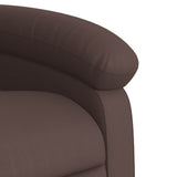 Fauteuil inclinable de massage Marron Similicuir